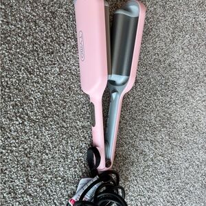 Tymo Pink Hair Waver - Pink Ceramic Styling Tool